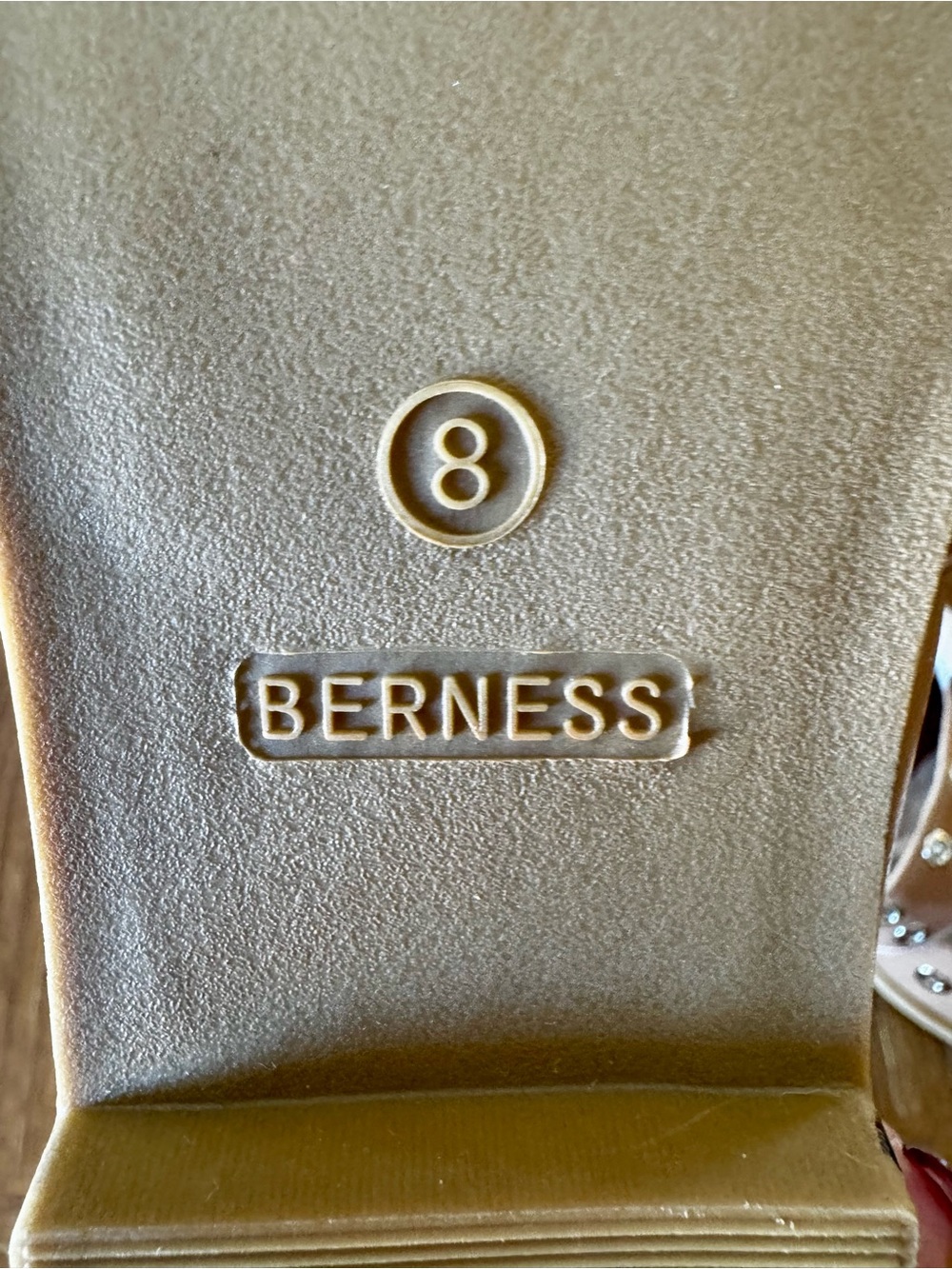 NWT beige Berness Astra Grommet Mary
Jane flat 8.5 (marked 8, runs big) - Picture 9 of 13
